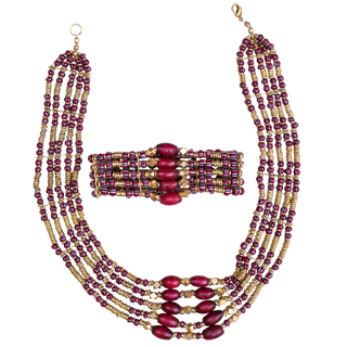 Samburu bead and brass Set