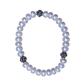 Pearl and Silver Sterling Bracelet
